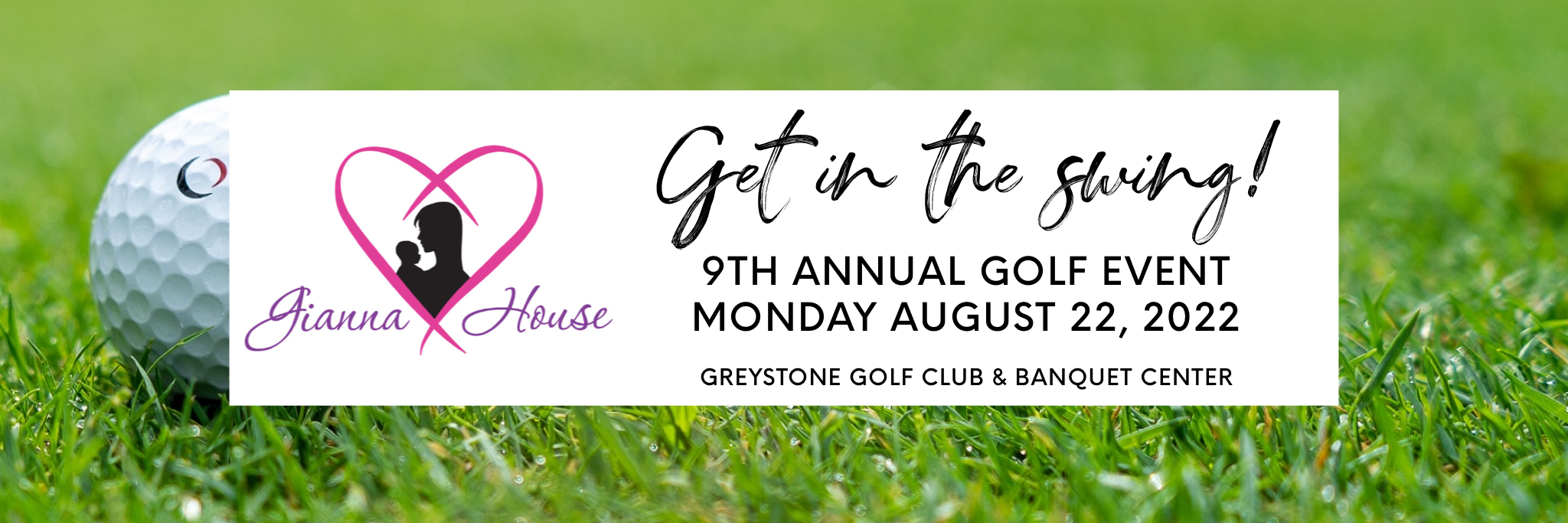 Golf Outing Website Banner